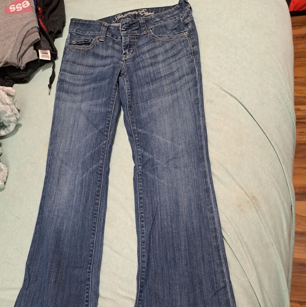 American Eagle Outfitters Blue Flare Jeans
